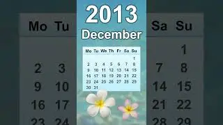 December 2013 Calendar