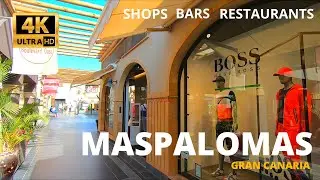Gran Canaria Maspalomas Meloneras Shops & Restaurants 4K 👗 10 August 2020