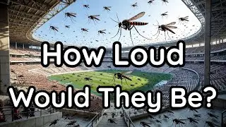 If We Confined All the Mosquitoes of the World into a Single Stadium, How Loud Would They Be?