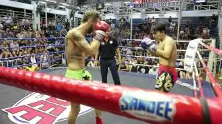 Tyler PhuketTopTeam Australia vs Yodpech Thailand &ndash; Muay Thai fight 30 Nov 2016