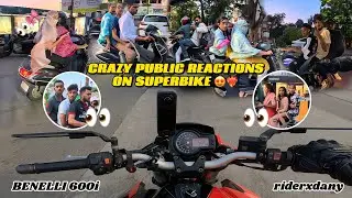 RIDING MY LOUDEST BENELLI 600i IN CITY ❤️‍🔥 | PUBLIC REACTIONS 👀😍 | riderxdany