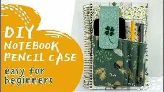 #007 DIY Elastic Band Pen Holder | Handmade Fabric Pencil Case for Notebooks