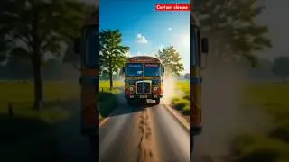 The bus fell down while moving but The cow drove the bus away.#ai #aistory