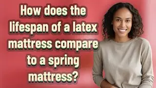 How does the lifespan of a latex mattress compare to a spring mattress?