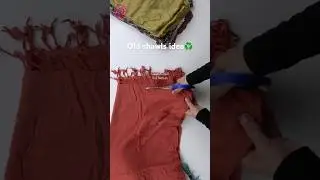 Old shawls ideas♻️ #diy #recycle #sewing