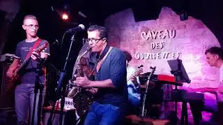 caveau des oubliettes jam 05 09 2018 : Alice Truet, Benjamin Petit, Laurent-Emmanuel Tilo-Bertholo