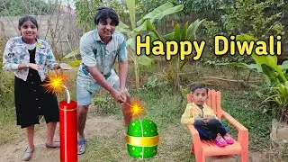 Diwali Crackers with ghost family | comedy video | funny video | Prabhu Sarala lifestyle