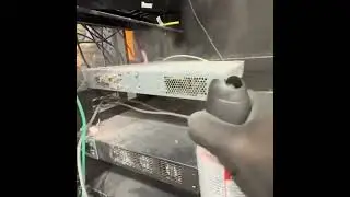 Quick Server Room Cleaning 🖥️ #cisco #itnetworking #network