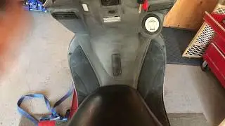 Making the Kymco 250 Bet and Win scooter shine.  Detailing the project!