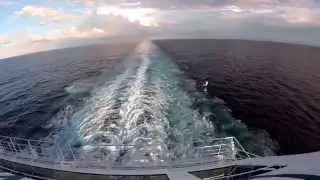 Relaxing Cruise Ship Wake