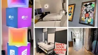 Aloft Orlando Lake Buena Vista | Marriott hotel | Room and hotel tour