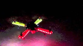 Dualsky Hornet Quadcopter at night flown by 2dogrc