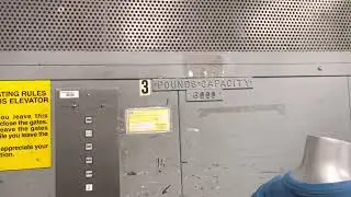EPIC 1968 Montgomery G&P Hydraulic Small Freight Elevator at JCPenney Southcenter Tukwila, WA