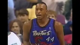 John Wallace Raptors Sampler vs. Pistons (Scores Team's First 8 Points, Two Dunks)