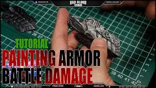 Tutorial - Metal Armor Battle Damage - Painting Metal Effects