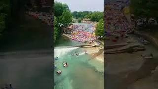 Tubing fun at Comal River