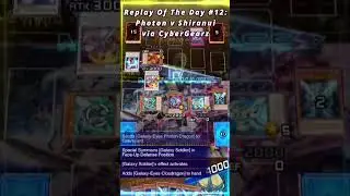 Replay Of The Day #12: Photon v. Shiranui #yugioh #duelreplay#duelinks