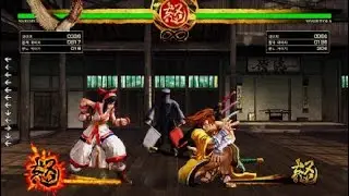 SAMURAI SHODOWN Yoshitora JumpC counter (Nakoruru)