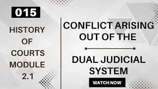 2.1 Conflict Arising out of the Dual Judicial System | SYBALLB | Credit Krunali Patil