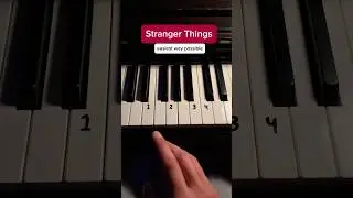 Stranger things 🎃 #halloween #pianotutorial #strangerthings  #pianomusic #piano #tutorial #simple
