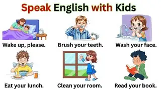 Daily Use English with Kids | Speak English at Home | English Speaking Practice for Beginners 
