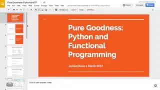 Pure Goodness: Python and Functional Programming