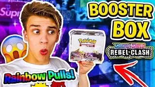OPENING A REBEL CLASH BOOSTER BOX (36 PACKS) WITH SO MANY RARE PULLS!! (RAINBOW RARE!)
