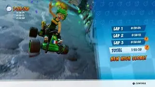 [CTRNF] Mystery Caves - 1:55.38 (Former WR)