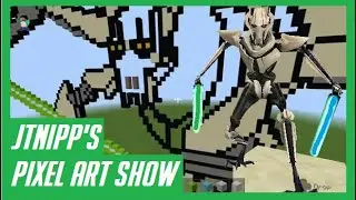 Minecraft PIXEL ART // Star Wars // General Grievous