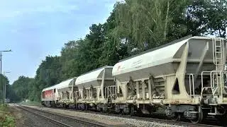 Voith Maxima hvle V 490 2 mit schweren Baustoffzug in Gro&szlig;enkneten Ausfahrt richt. Ahlhorn Juli 2015