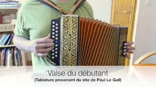 Valse du d&eacute;butant &ndash; Accord&eacute;on diatonique