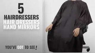 Top 10 Hairdressers Hair Dressers Hand Mirrors [2018]: SC02 HAIR CUTTING GOWN SALON BARBERS CAPE -