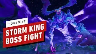 Fortnite Storm King Boss Fight Gameplay