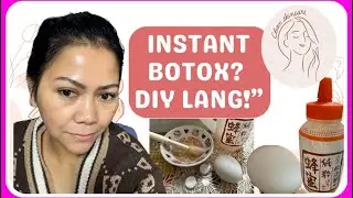 DIY INSTANT BOTOX EFFECT 😱 | Honey + Egg  = Instant lift  #HackMask#diyskincare#firmingmask#japnlife