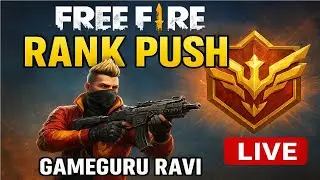 BR-Ranked Push live stream | free fire live | Teamcode Rank push #freefire #gamegururavi