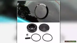 1 Set Aluminum Car Rear Wiper Delete Kit Plug Cap Universal Car Accessories Limited Edition