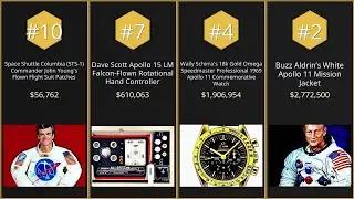 【Top 10】Most valuable space memorabilia by auction price【Searched in 2025】