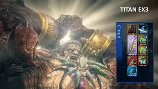 [FF7 Ever Crisis] Titan EX3 - Low budget Cloud DPS clear / no ATB generation