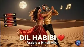 Dil Habibi 🔥 Desi x Arabic Romantic Dance Music | Official Music Video| 8 D audio 
