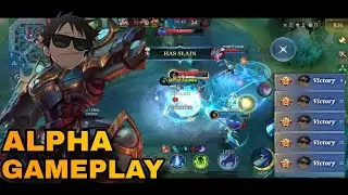 ALPHA GOD MODE IN THIS NEW BEST BUILD AND EMBLEM 2024!! (please try)/MOBILE LEGENDS/MLBB