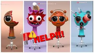 HELP Sprunki Brud & Pinki & Oren & Sky ! Incredibox Sprunki Animation