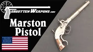 WW Marston Breechloading Pistol and Leather-Base Cartridge