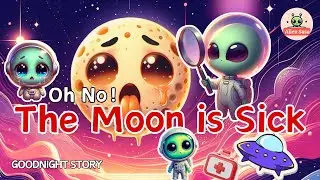 The Space Hero Saves the Moon | The Little Alien's Moon Adventure | Alien Sasa👽