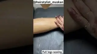 Full body wax #fullbodywax #fulllegs #wax #skincare #bodycare #beautytips #youtubeshorts #trending