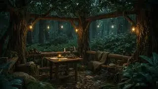 Enchanted Forest Rain | Gentle Rain, Birds & Nature Sounds for Sleep, Reading & Relaxation