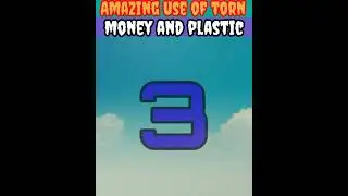 Amazing Use Of Torn Money And Plastic😯😯😯#shorts @skyhint