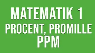 Matematik 1 (1a, 1b, 1c) - Procent, promille & PPM