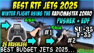 ЛУЧШИЕ БЮДЖЕТНЫЕ БЕСЩЕТОЧНЫЕ РЕАКТИВНЫЕ САМОЛЕТЫ RTF 2S ДО 84–63 ДОЛЛАРОВ В 2025 ГОДУ!#f35fighter...