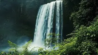 Relaxing Waterfall & Birds Singing | Sleep Sounds for Stress Relief | 3 Hours