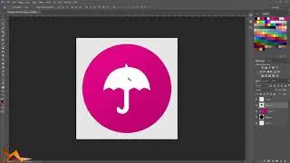 Material Design икона с Photoshop (Урок 2016)